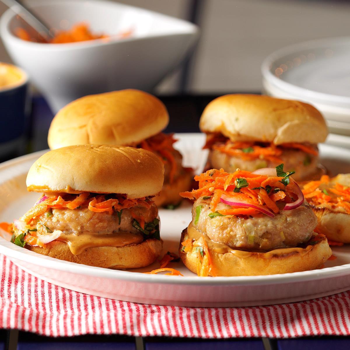 Turkey Sliders with Sesame Slaw image