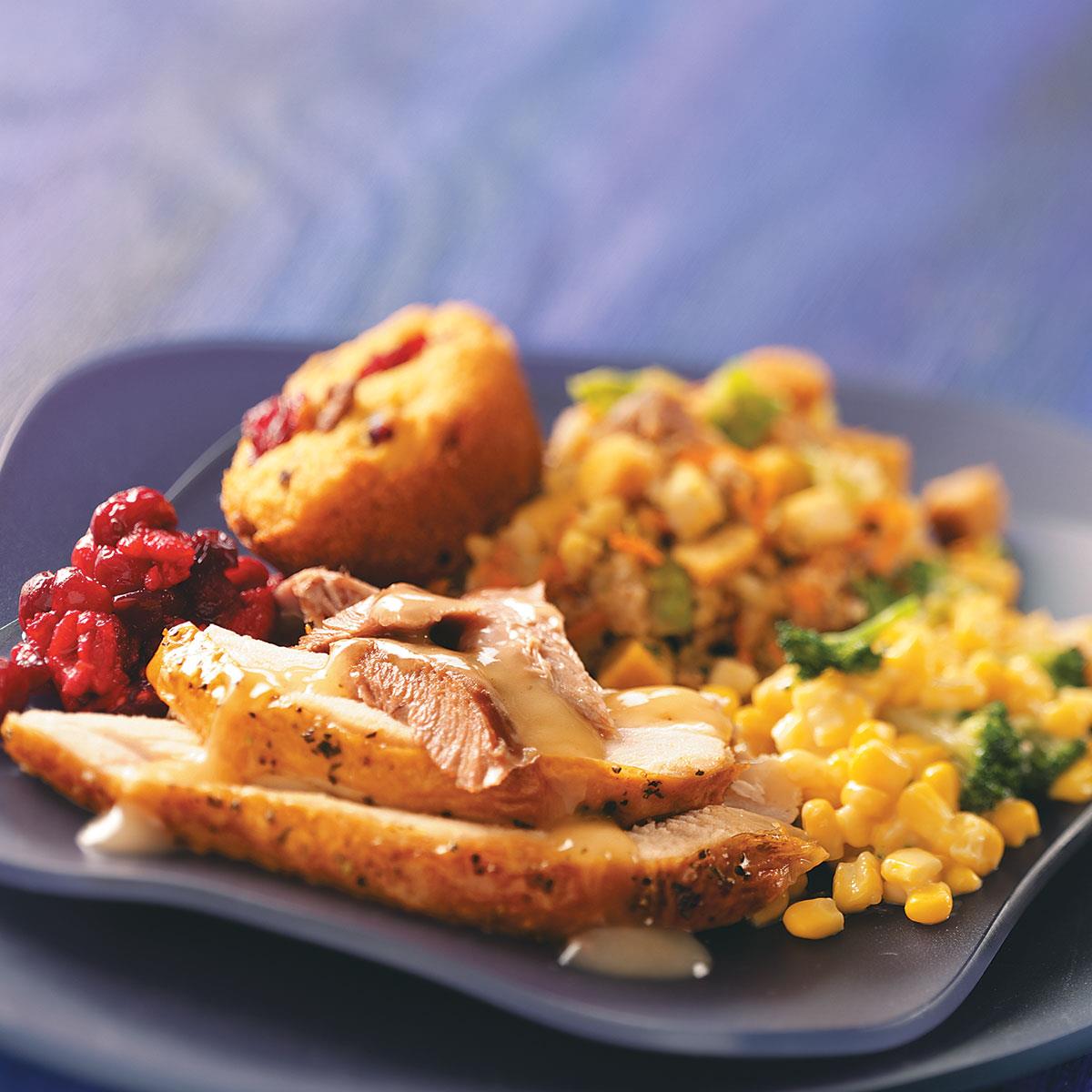 Turkey with Vegetable Sausage Stuffing image
