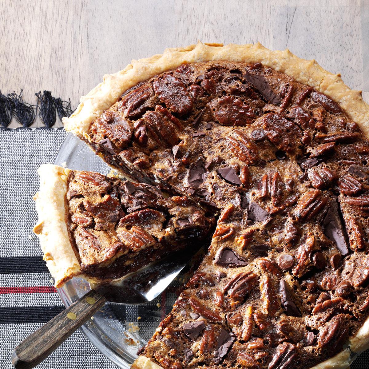 Ultimate Chocolate Chunk Pecan Pie Recipe: How to Make It | Taste of Home