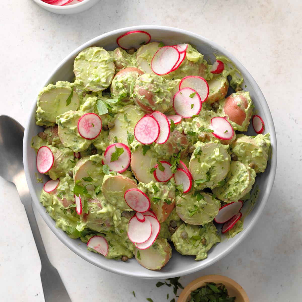 Green Goddess Vegan Potato Salad-image