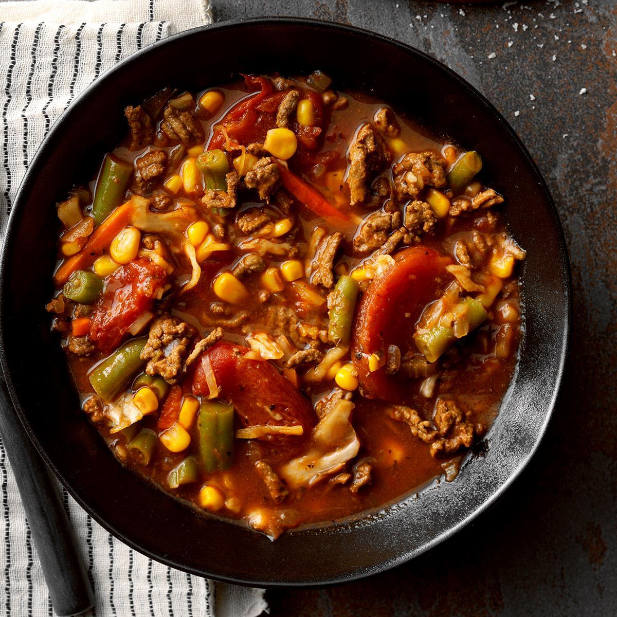 Vegetable Soup with Hamburger_image