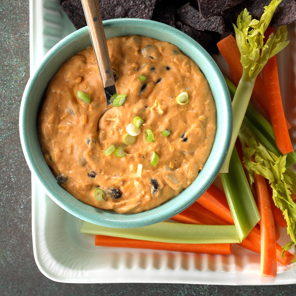 image of Vegetarian Buffalo Dip recipe by Taste of Home