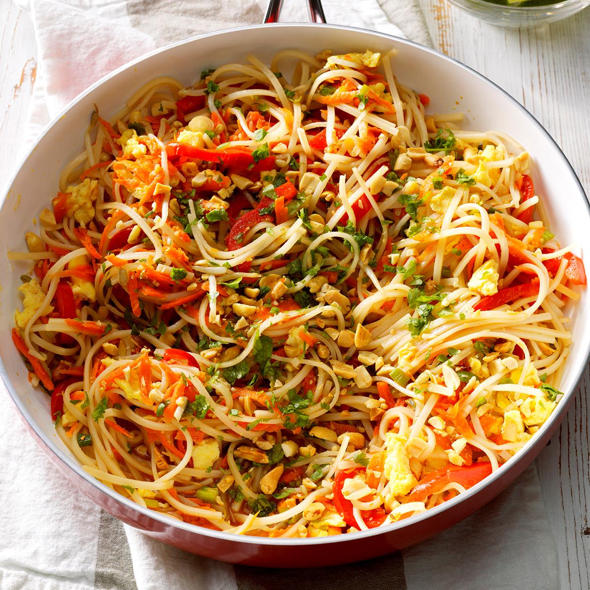 Vegetarian Pad Thai Recipe Taste Of Home,Italian For Grandmother And Grandfather