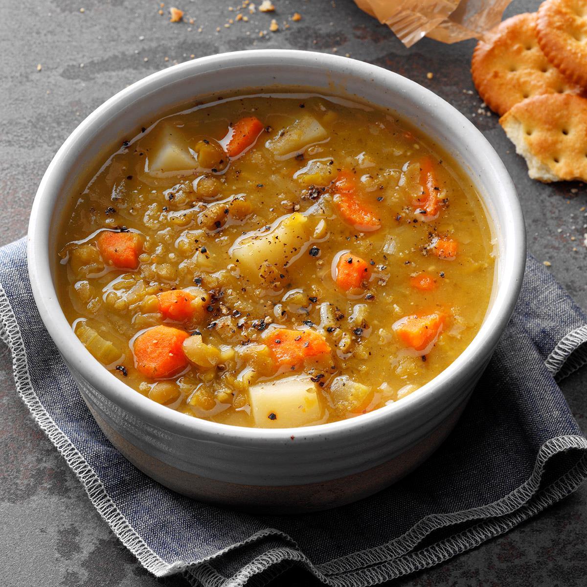 Vegetarian Pea Soup-image