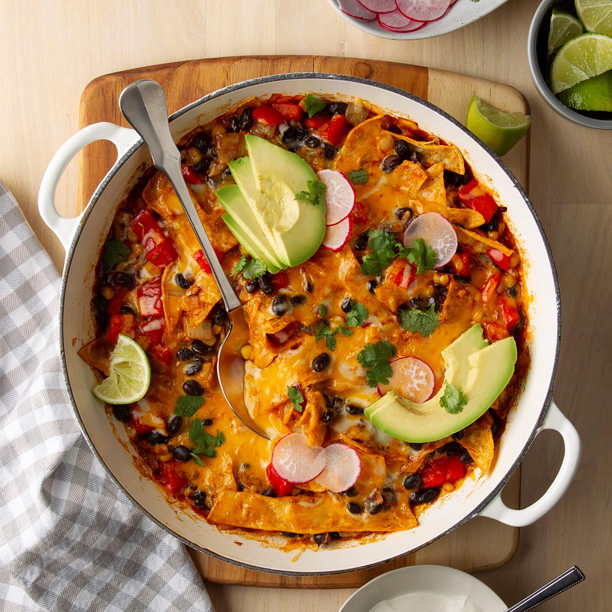 Vegetarian Skillet Enchiladas_image