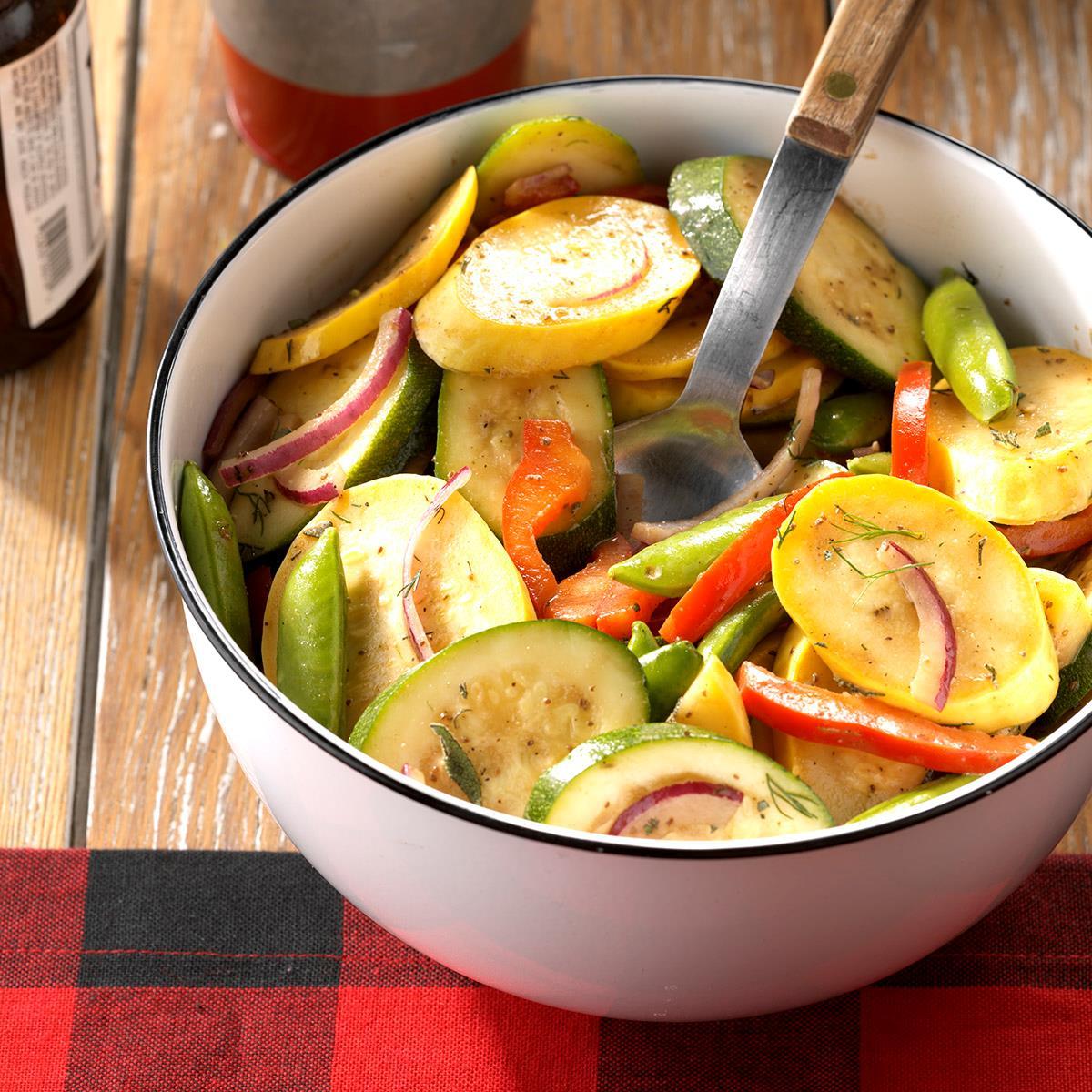 Summer Squash and Zucchini Salad image