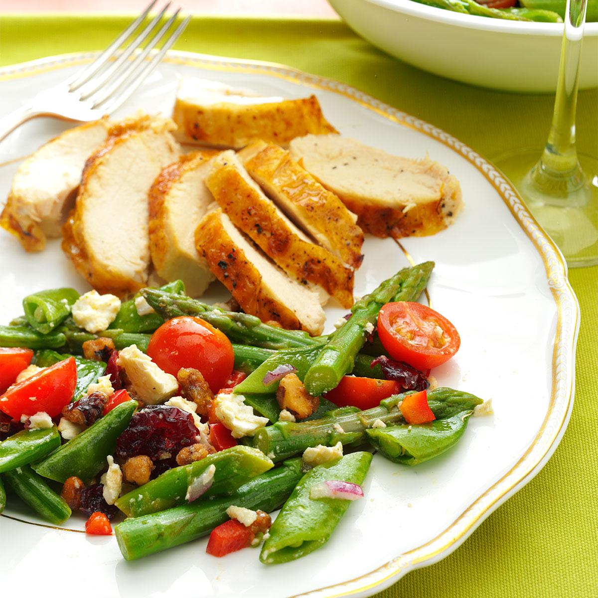 Asparagus & Snap Pea Salad-image