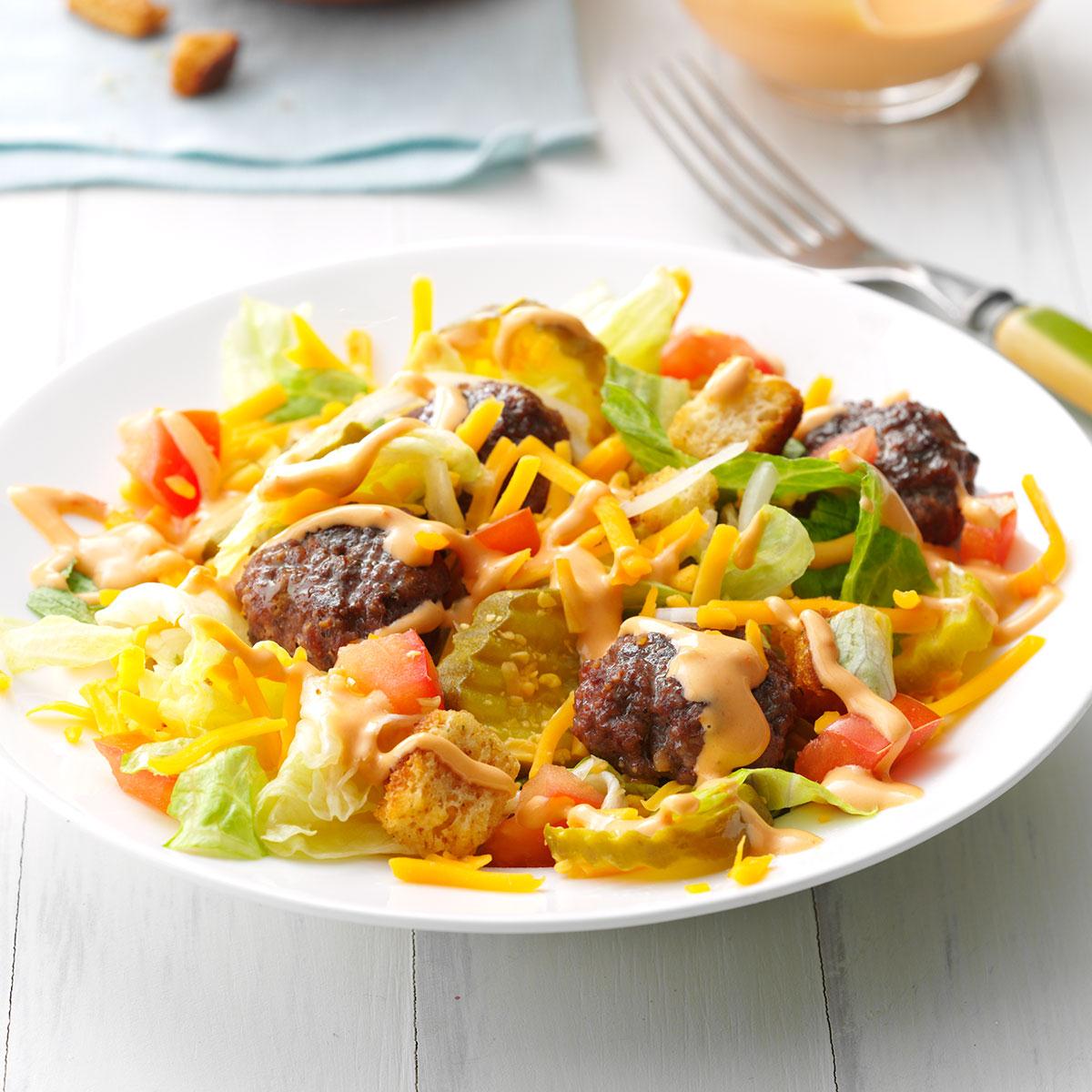Deluxe Cheeseburger Salad-image
