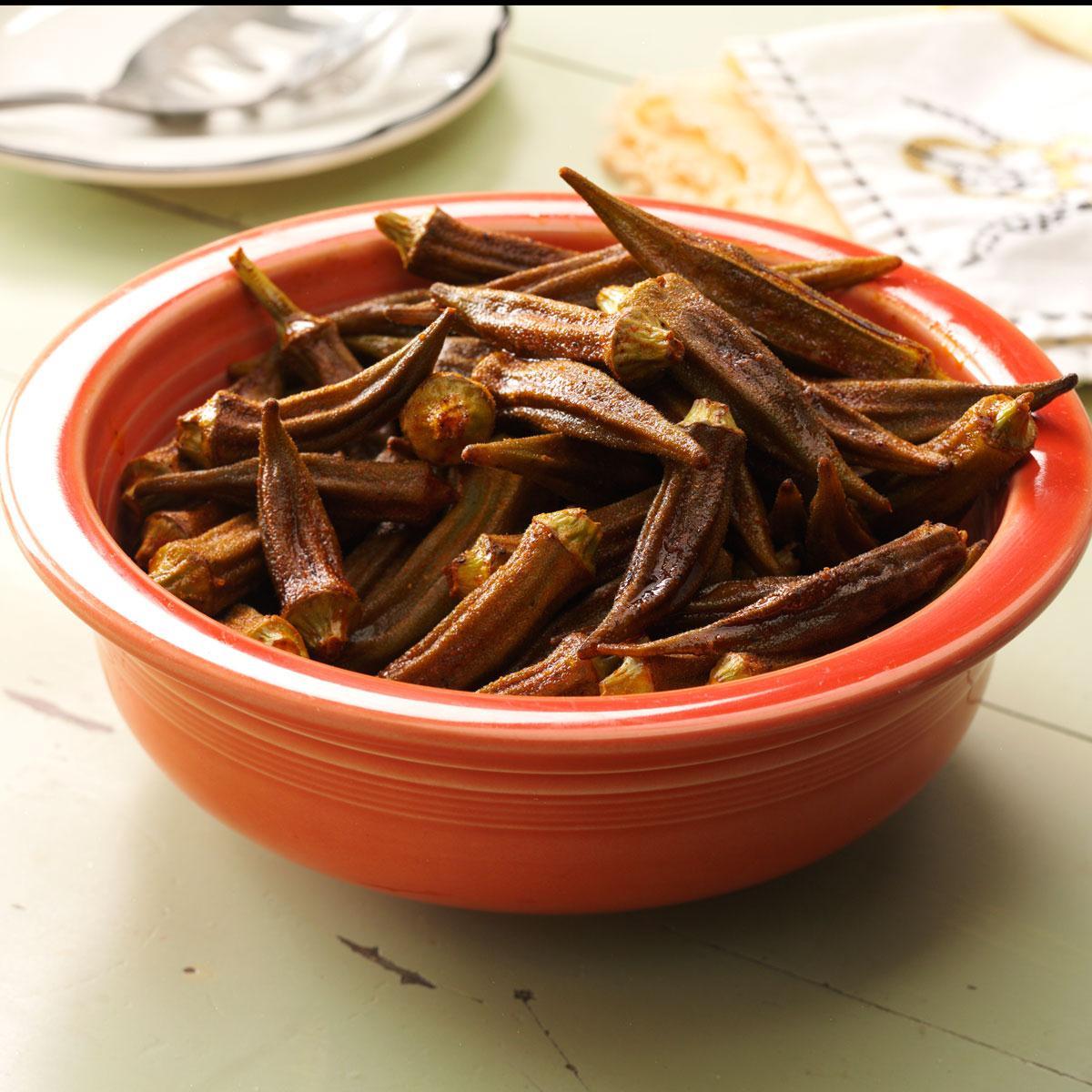 Air-Fryer Okra with Smoked Paprika image