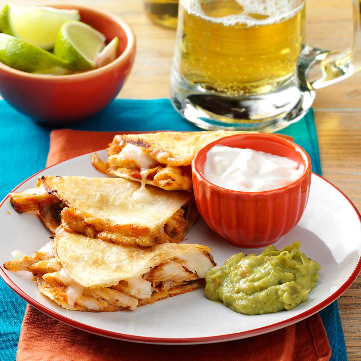 Chicken Quesadillas Recipe How To Make It Taste Of Home