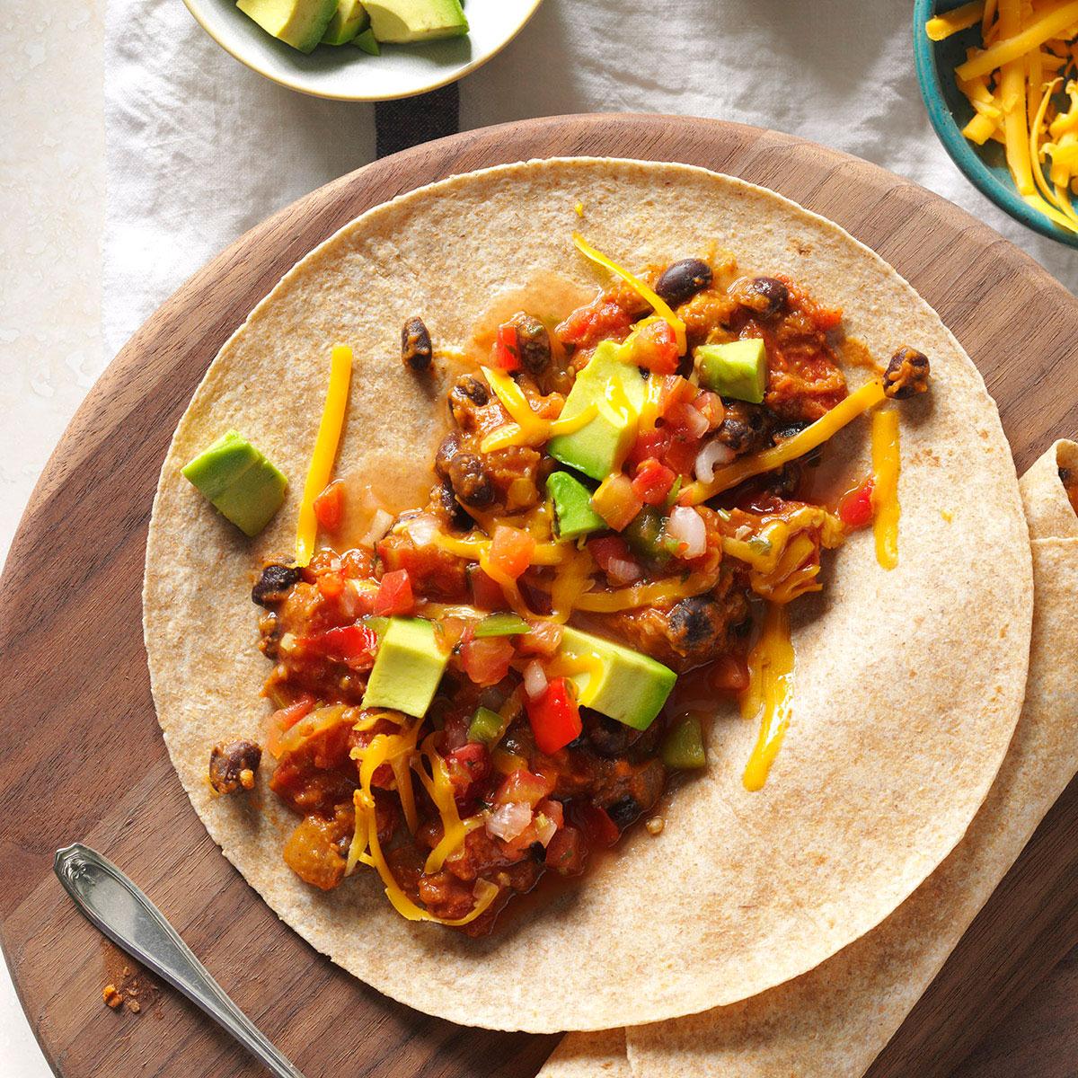 Vegetarian Bean Tacos-image