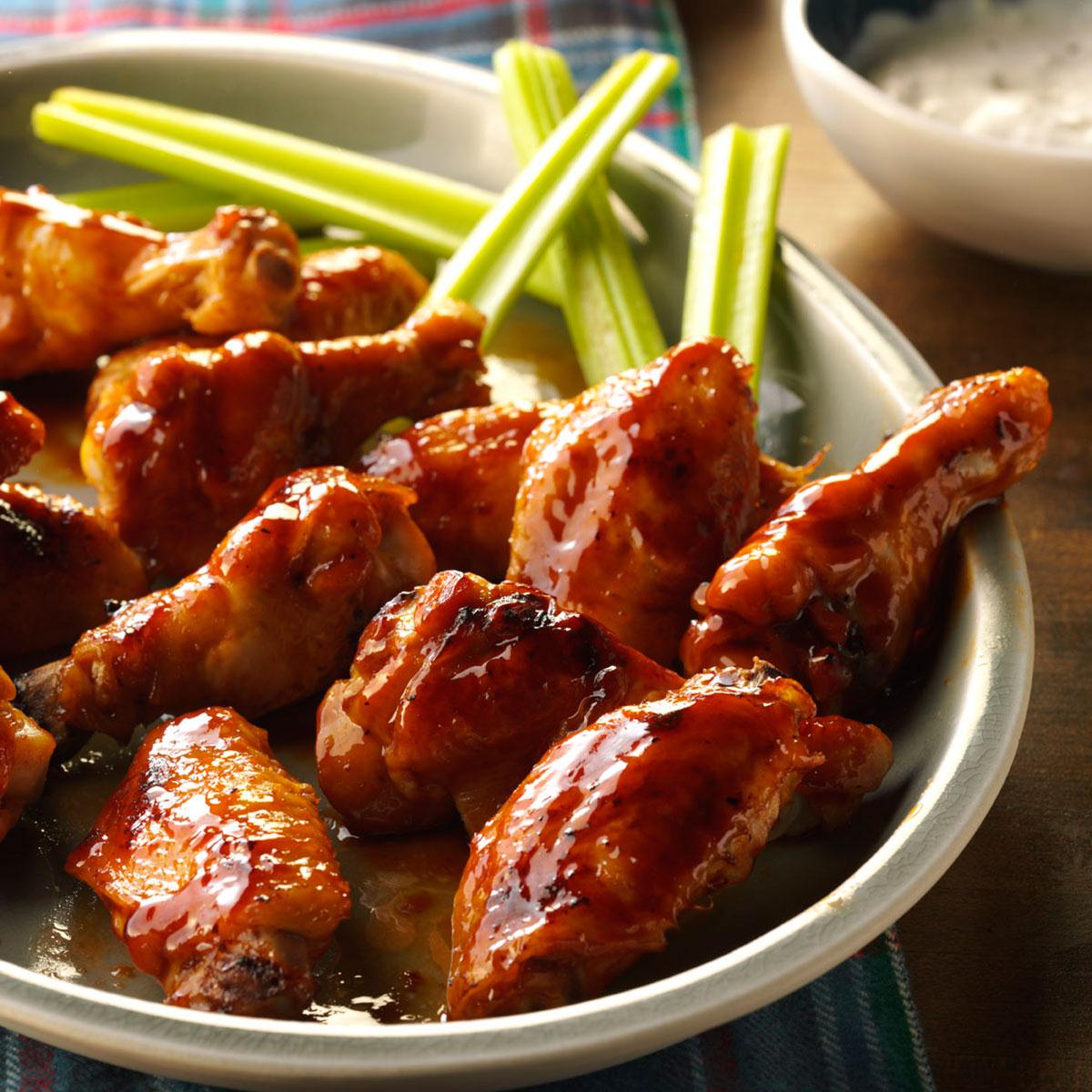 Glazed Chicken Wings Recipe How To Make It Taste Of Home