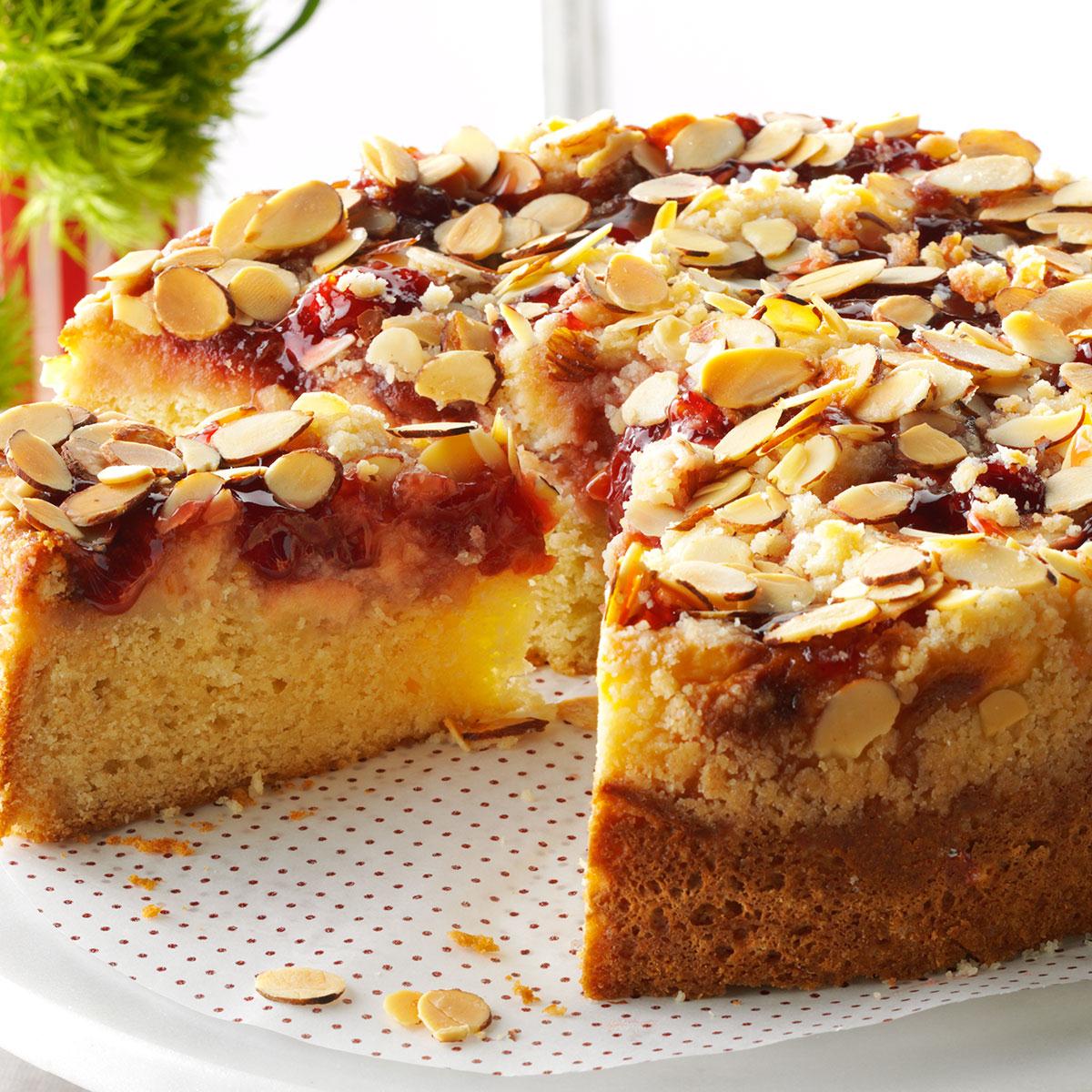 Cherry Almond Coffee Cake Recipe How To Make It Taste Of Home