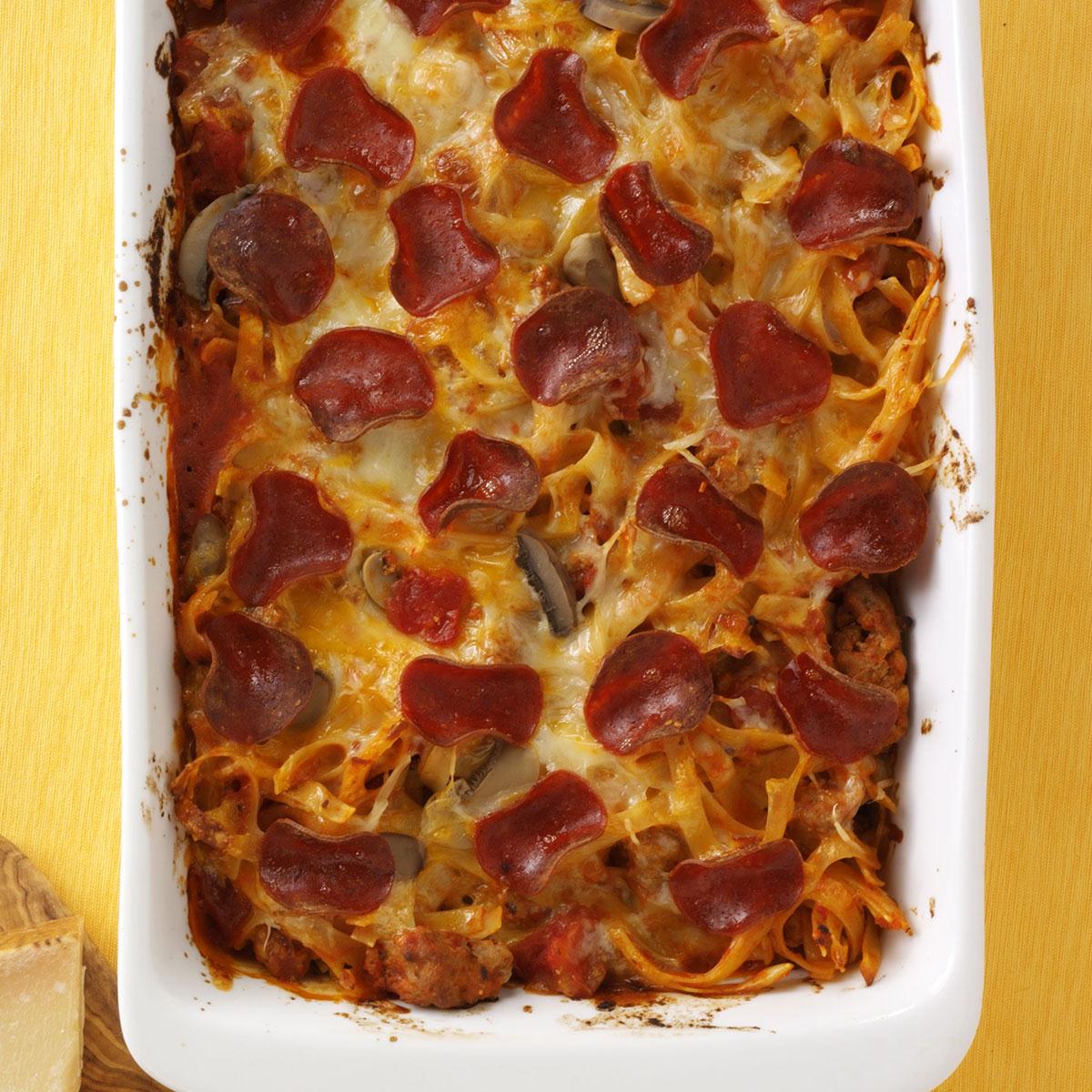 Pepperoni Pizza Casserole-image
