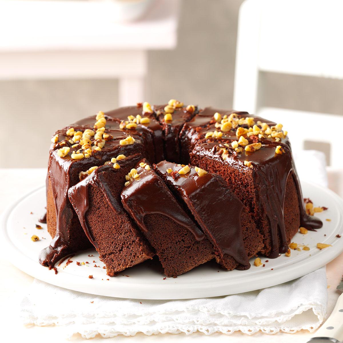 Chocolate Chiffon Cake Recipe How To Make It Taste Of Home