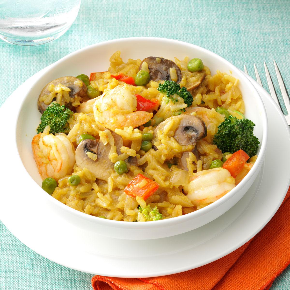 Shrimp Broccoli Brown Rice Paella Recipe Taste Of Home,How To Soundproof A Room From Outside Noise