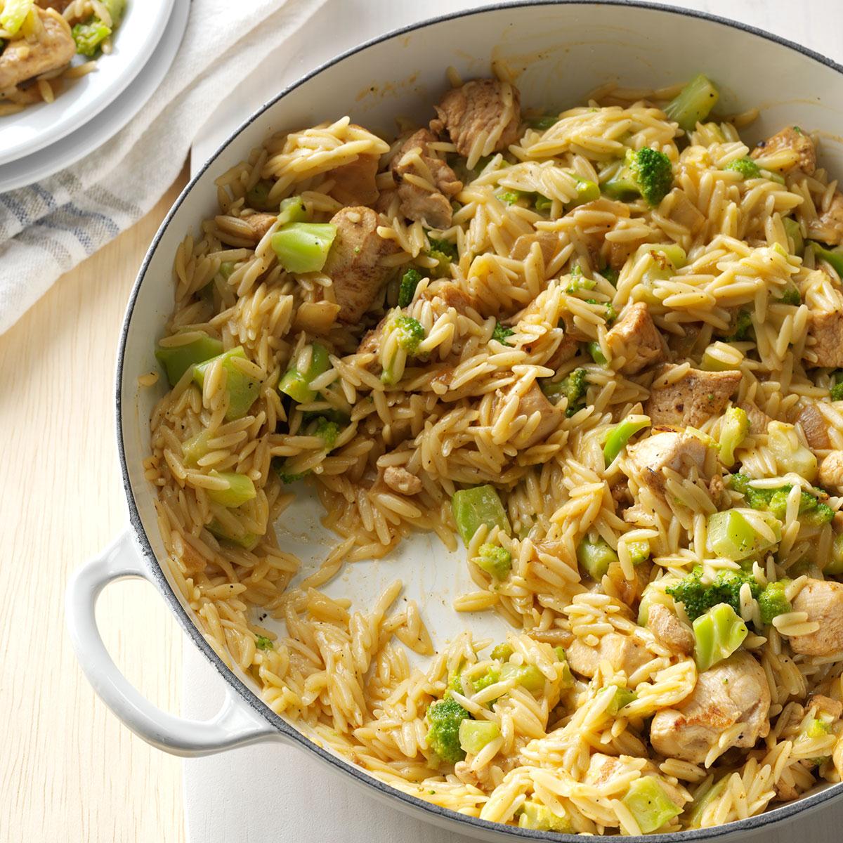 Cheesy Chicken & Broccoli Orzo-image