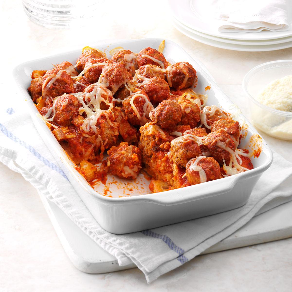 Meatball Submarine Casserole-image