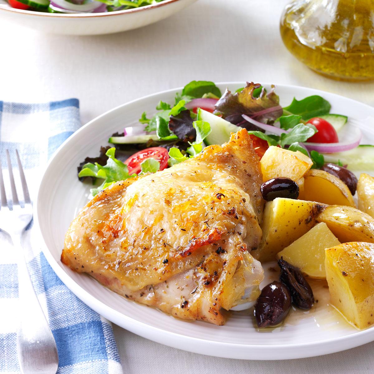 Greek-Style Lemon-Garlic Chicken image