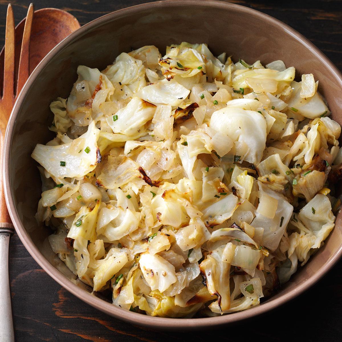 Roasted Cabbage & Onions_image