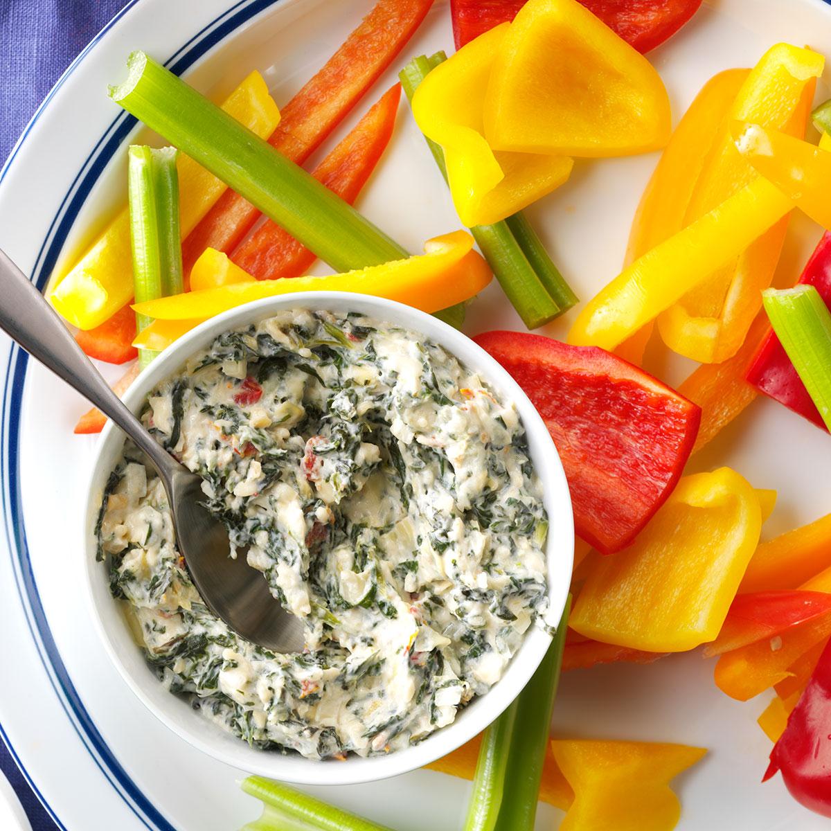 Sun-Dried Tomato Spinach-Artichoke Dip-image