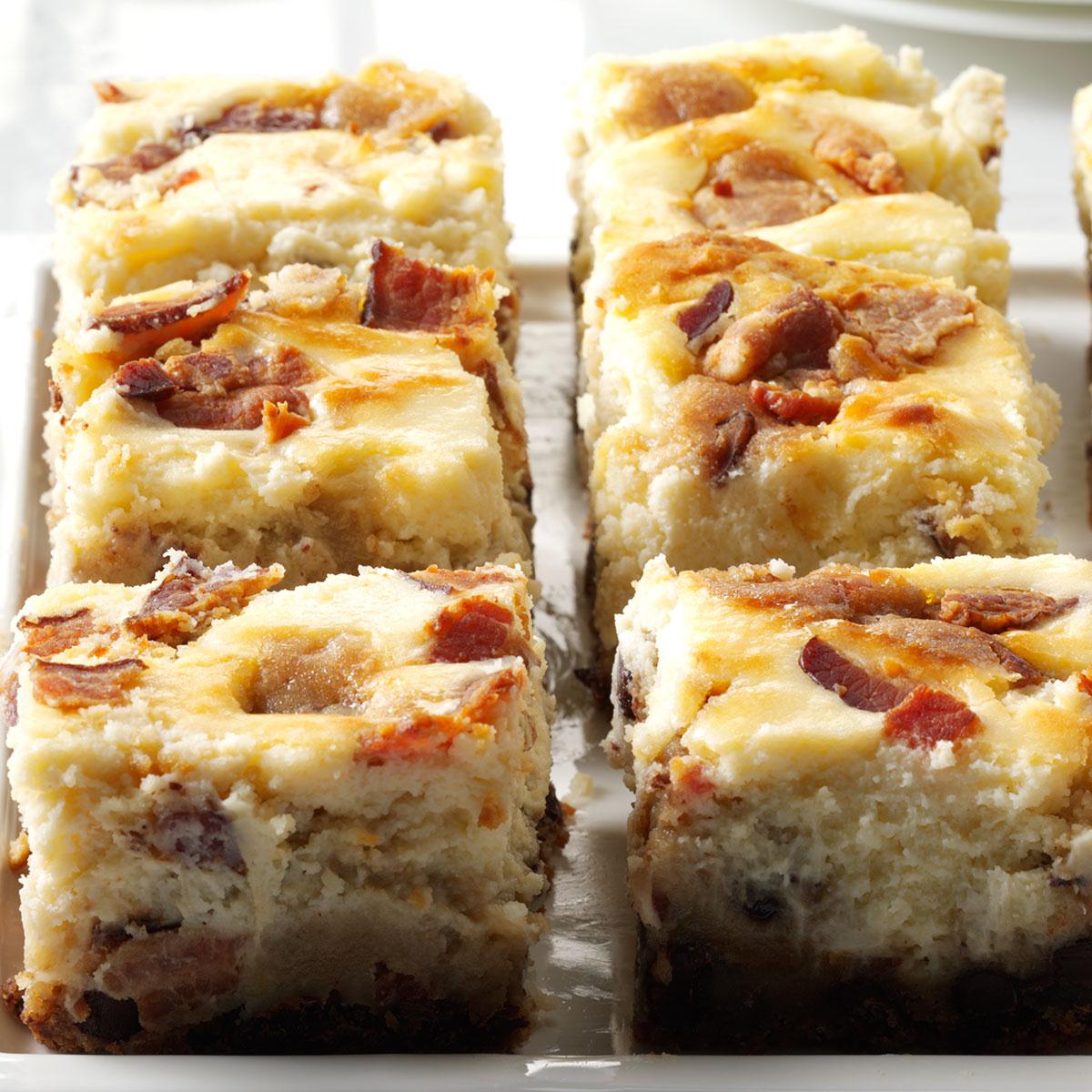 Bacon Chocolate Chip Cheesecake Blondies-image