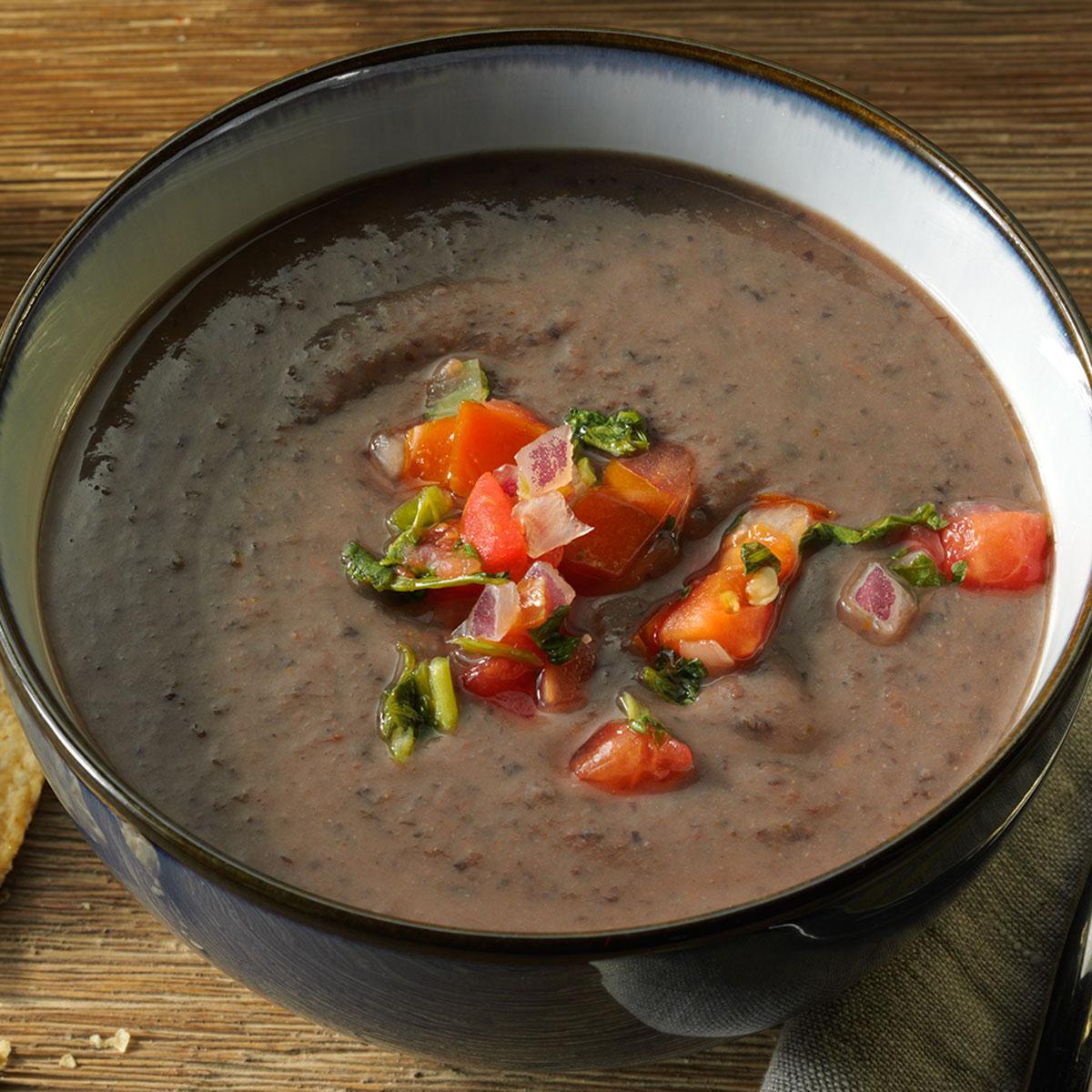 Pico de Gallo Black Bean Soup-image
