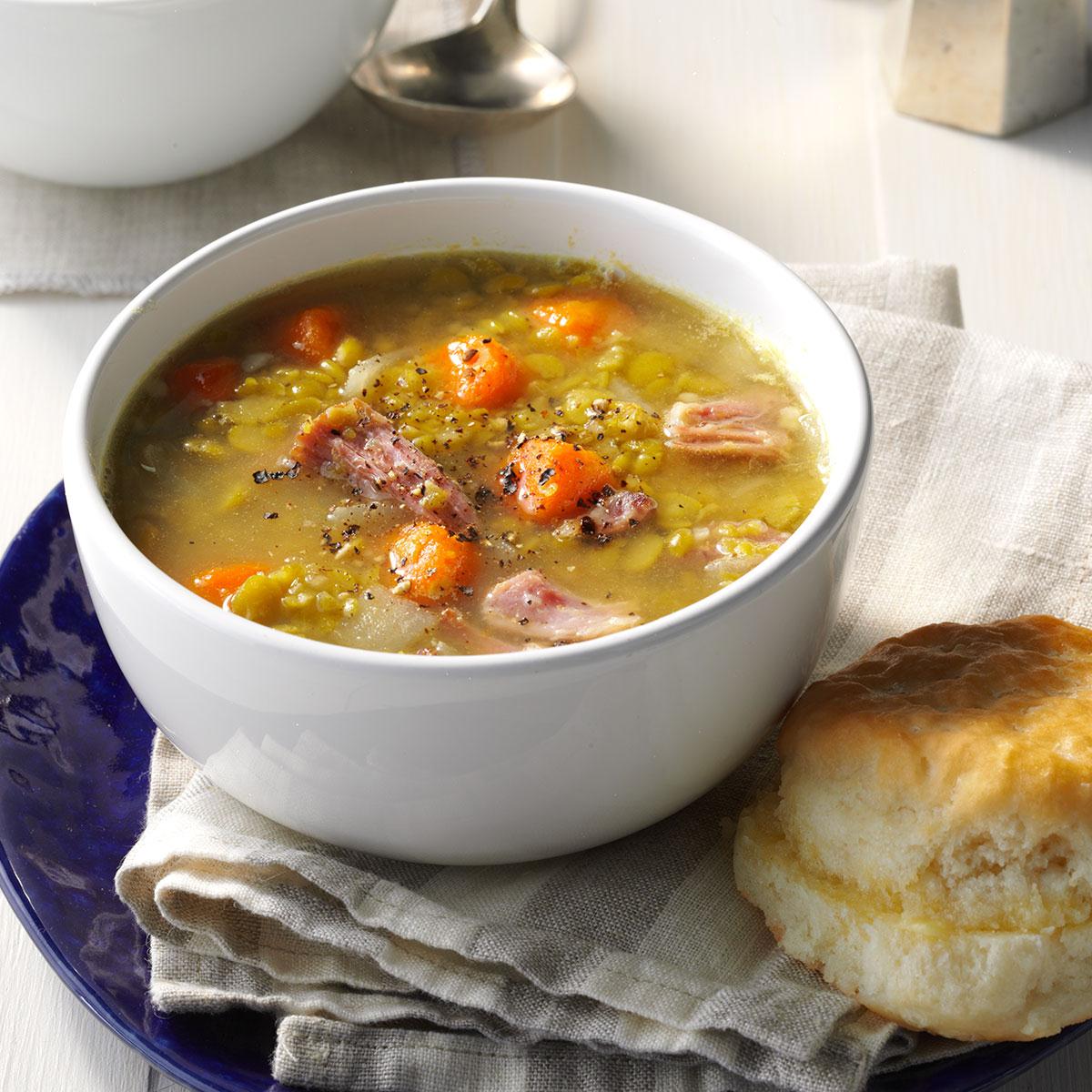 Split Pea Soup with Ham & Jalapeno-image
