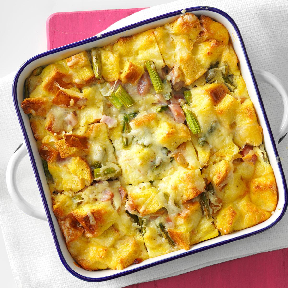 Asparagus and Ham Strata-image