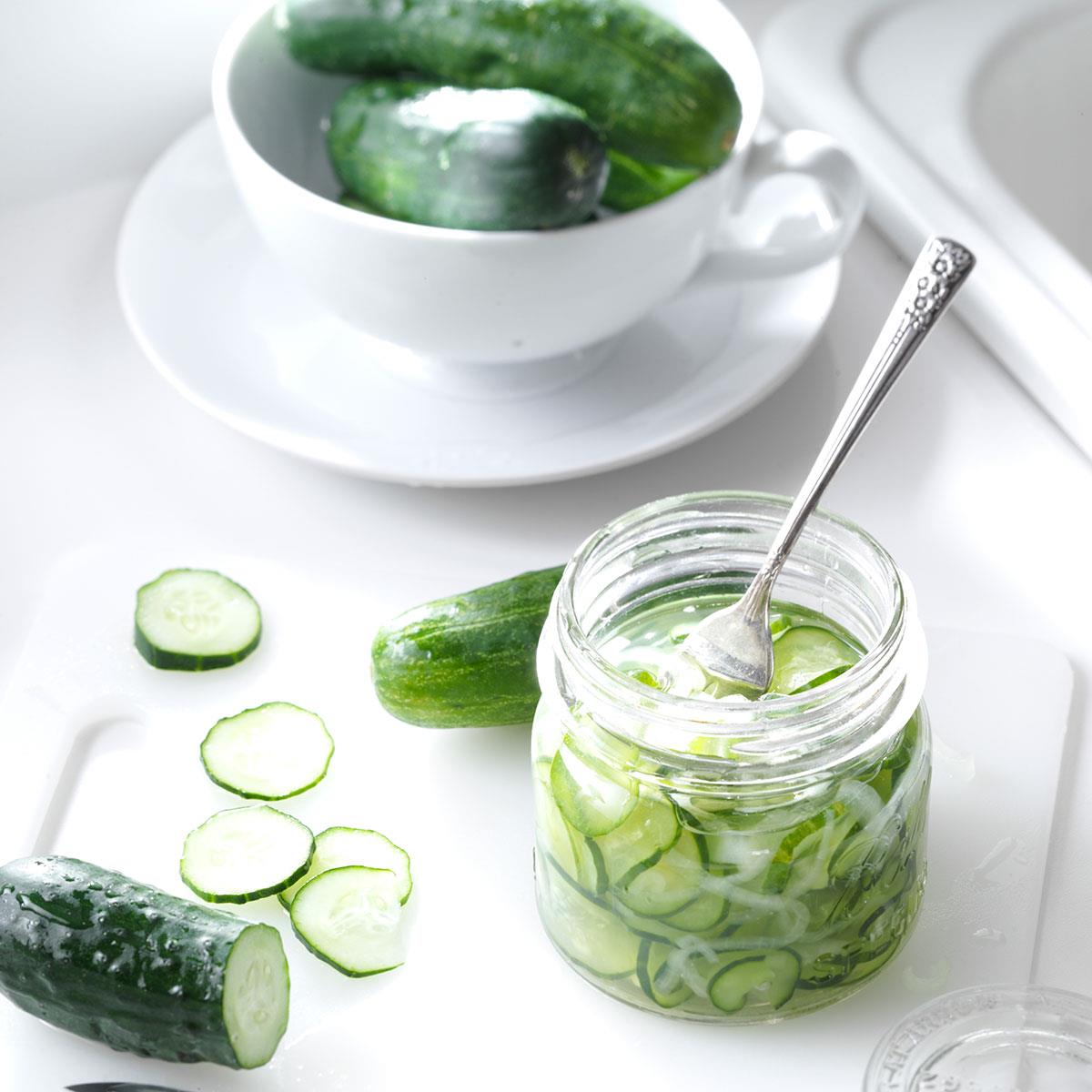 Freezer Cucumber Pickles-image