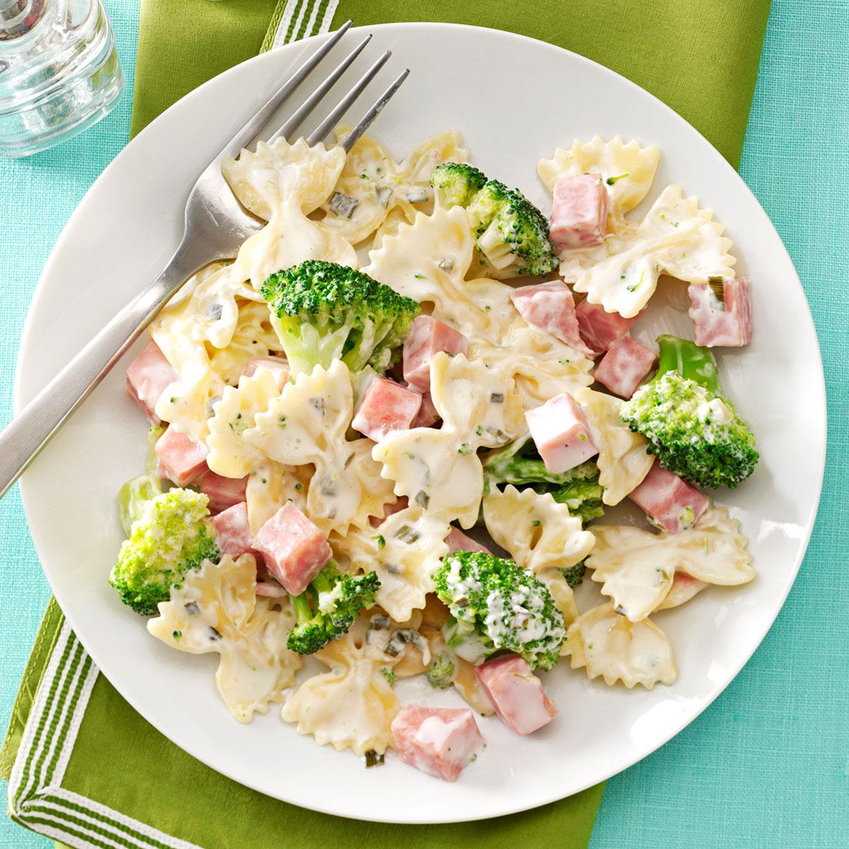 Ham Broccoli Pasta Recipe How To Make It Taste Of Home