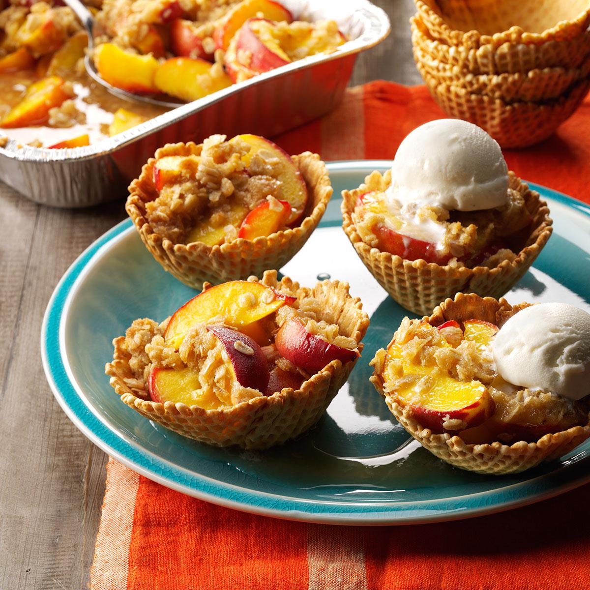 Grilled Peach Sundaes-image