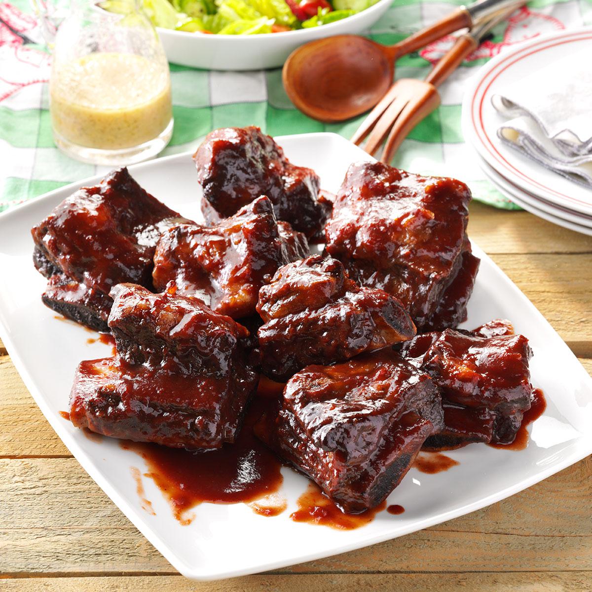 Barbecued Beef Ribs image