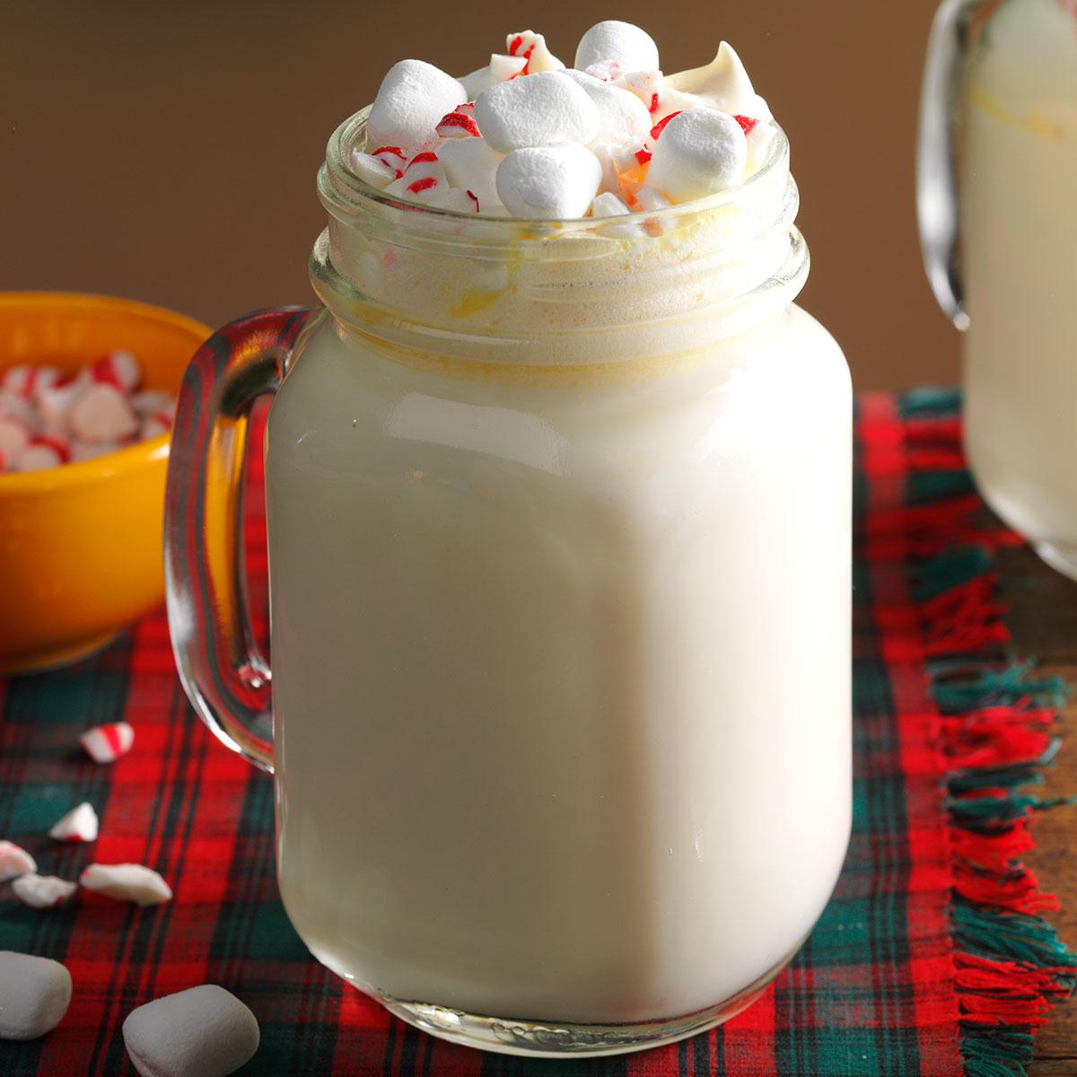 Peppermint White Hot Chocolate image