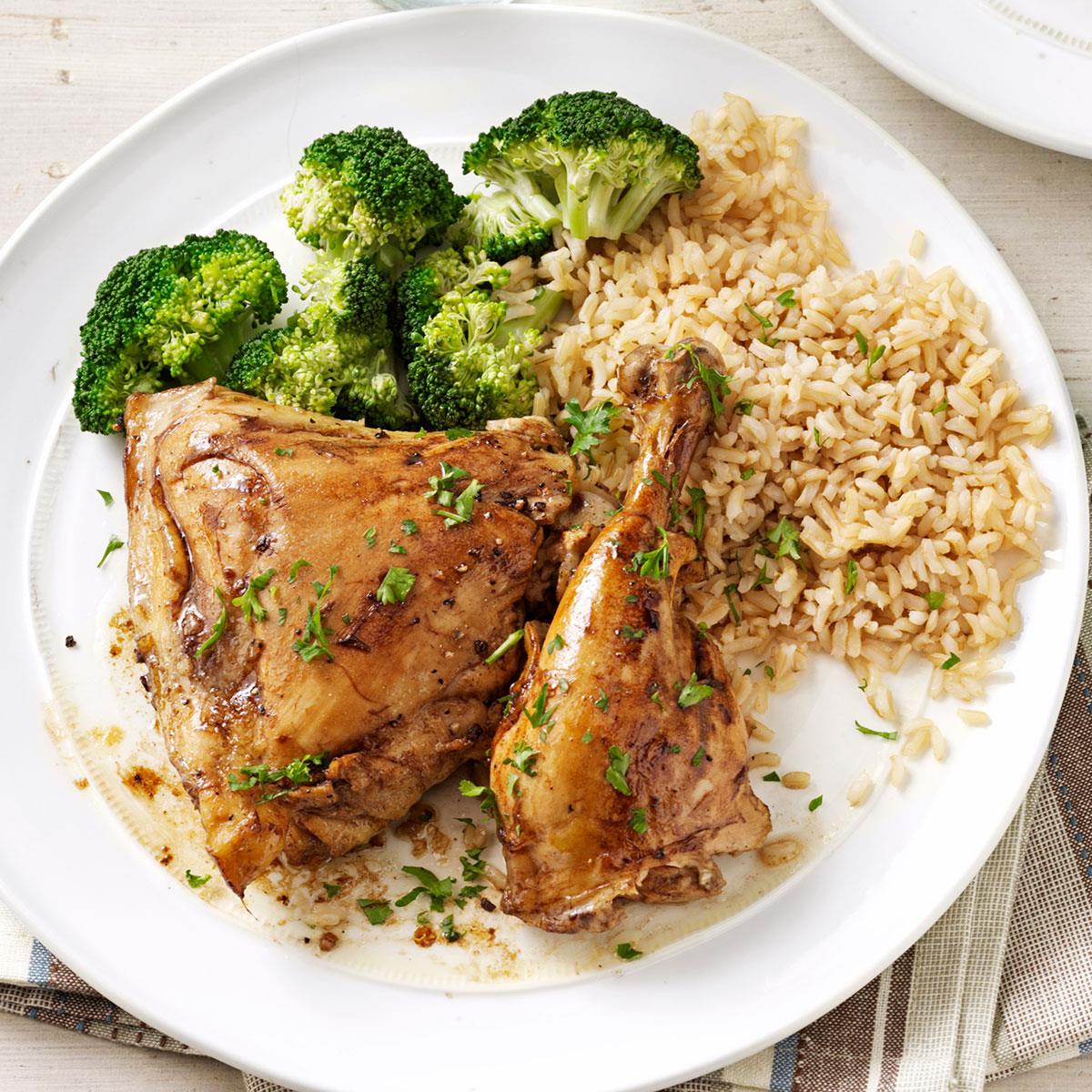 Chicken Legs with Balsamic Vinaigrette image