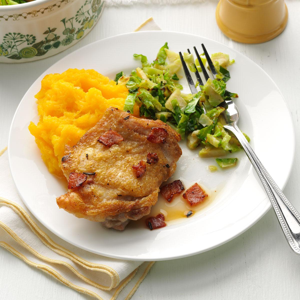 image of Rosemary-Lemon Chicken Thighs recipe by Taste of Home