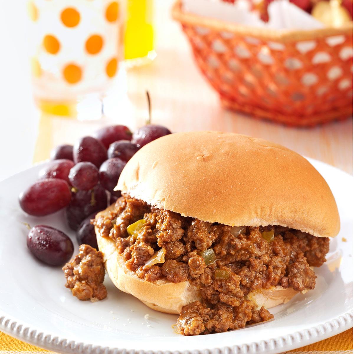 Zesty Sloppy Joes Recipe How To Make It Taste Of Home