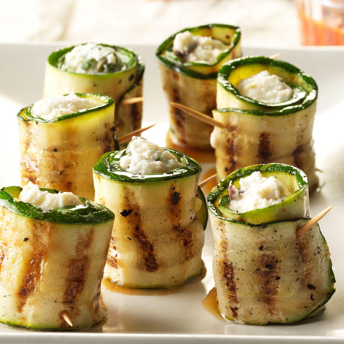 Zucchini & Cheese Roulades-image