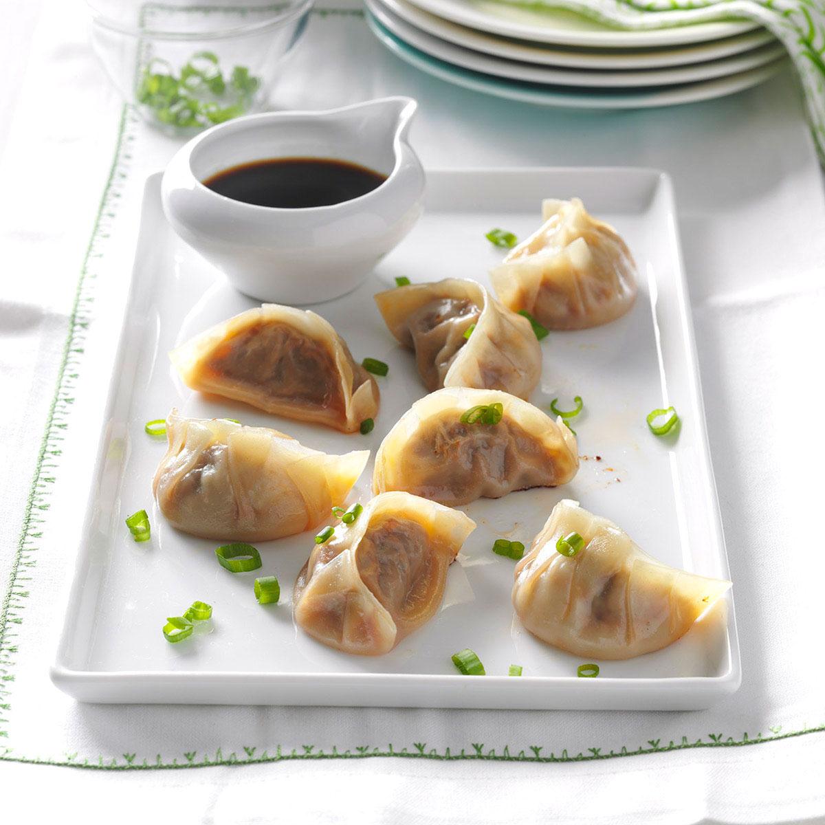 Sesame-Beef Pot Stickers-image