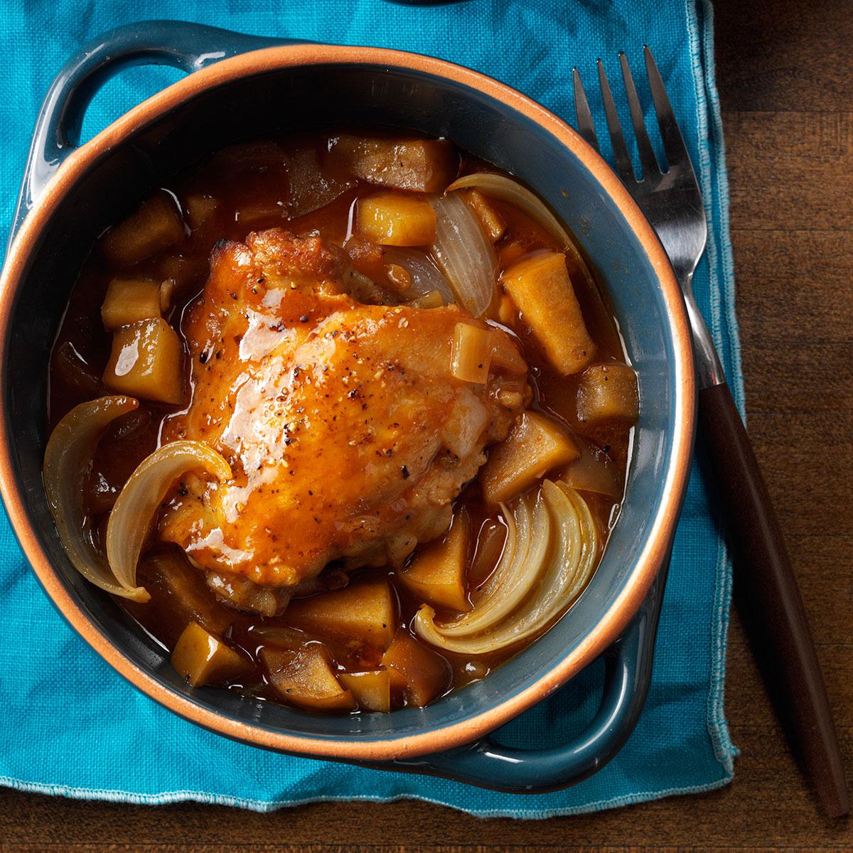 Autumn Apple Chicken Recipe How To Make It Taste Of Home