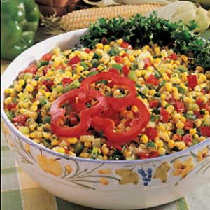 Quick Colorful Corn Salad