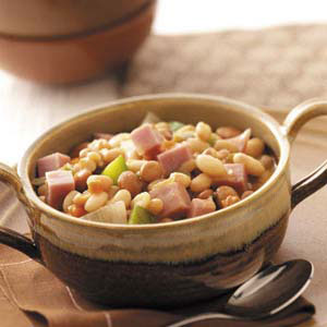 Hearty Bean Soup with Ham image