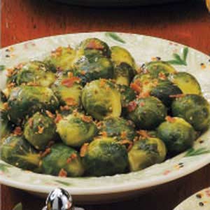 Bacon-Topped Brussels Sprouts image