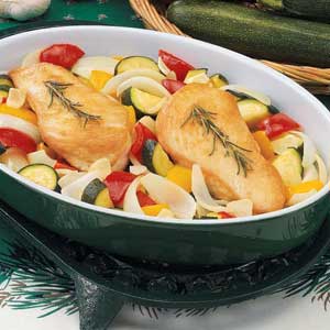 Rosemary-Garlic Chicken and Veggies image