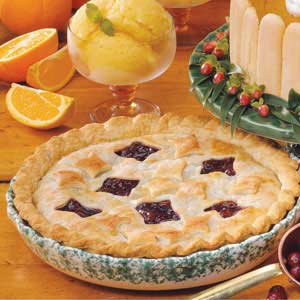 Flakey Cranberry Raisin Pie image