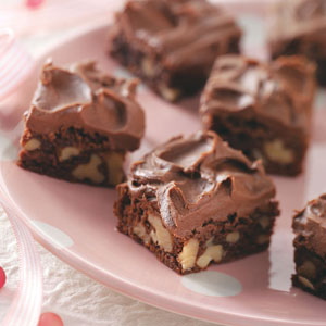Frosted Walnut Brownies image