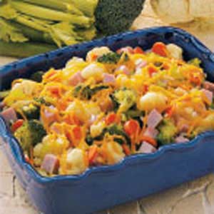 Colorful Cheesy Vegetable Medley_image