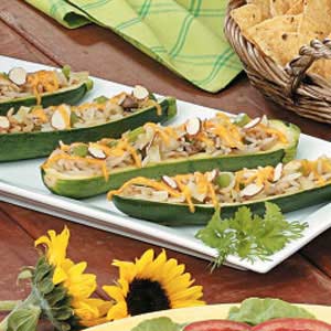 Asian Stuffed Zucchini image