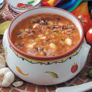 Black Bean and Chicken Soup image