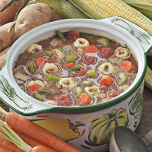 Tortellini Vegetable Soup_image